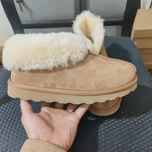 Women's Fashionable Suede Fur Snow Boots - EnigmaParis