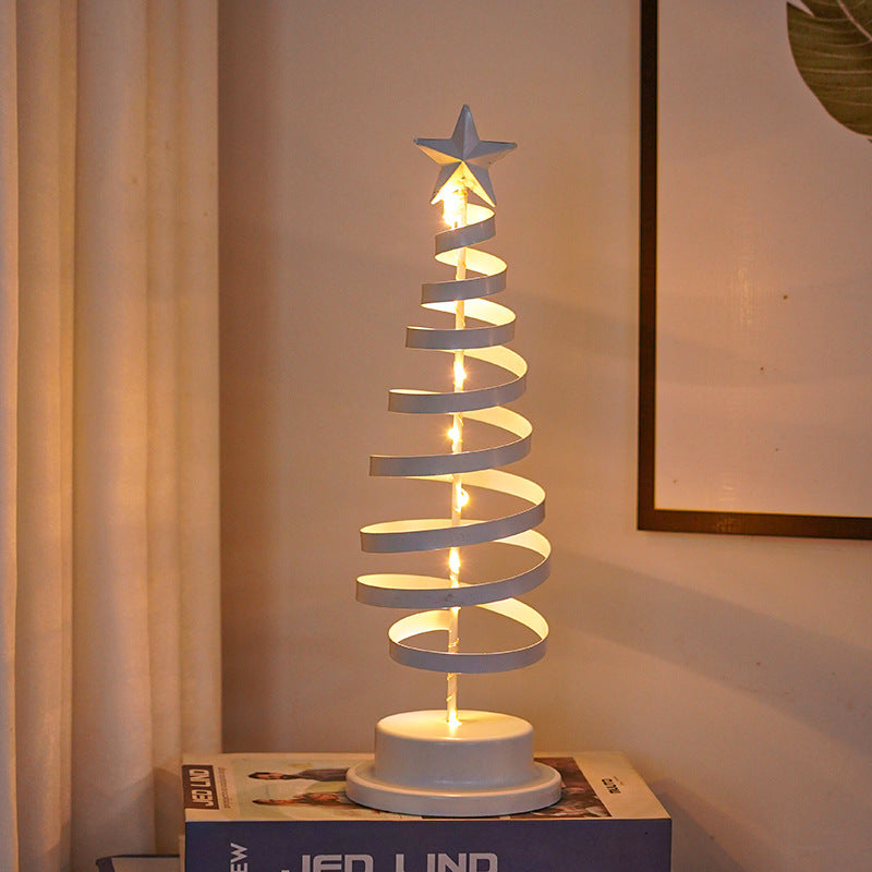 LED Christmas Tree Spiral Light Lamp