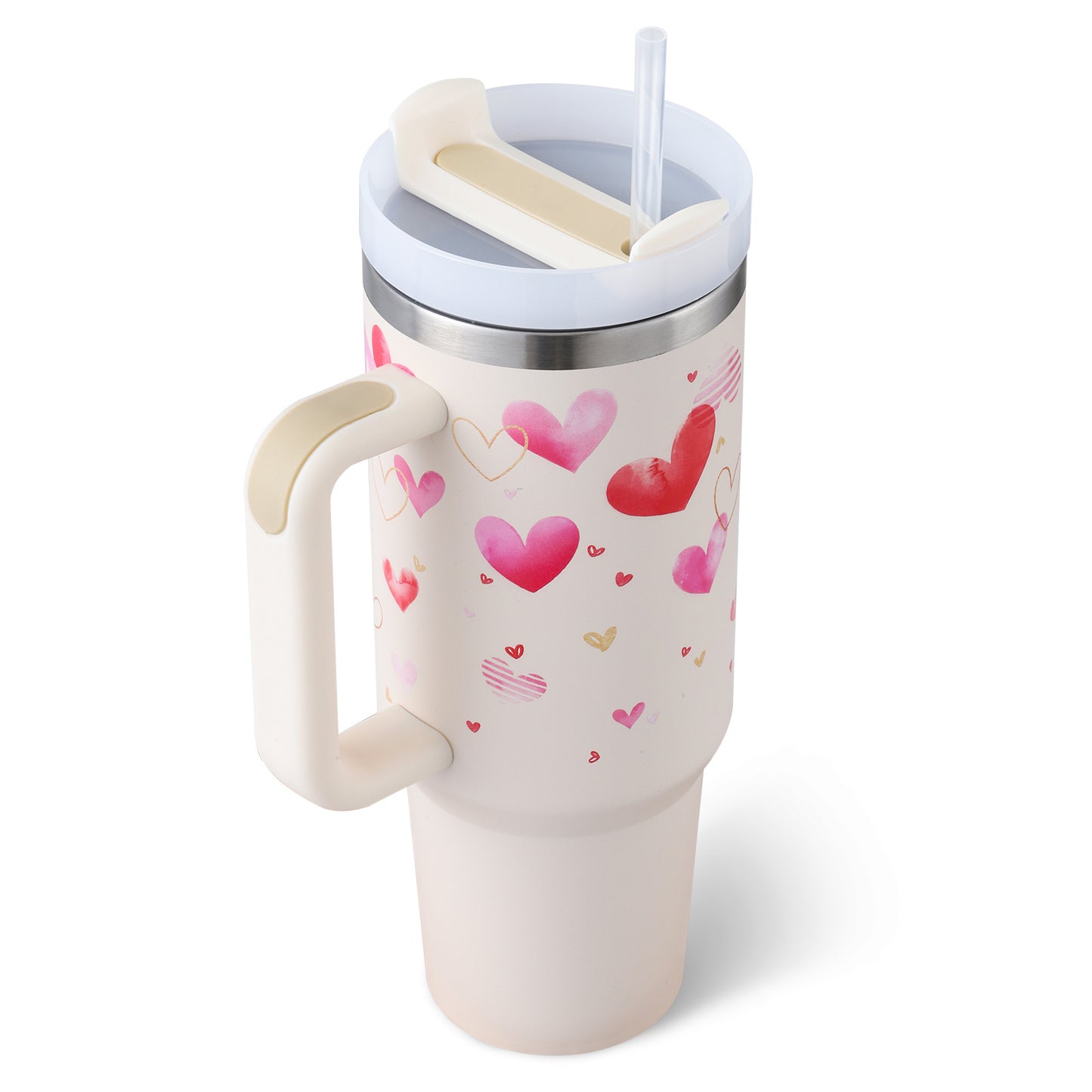 Stainless Steel Spill Proof Vacuum Coffee Cup Tumbler With Lid Tapered