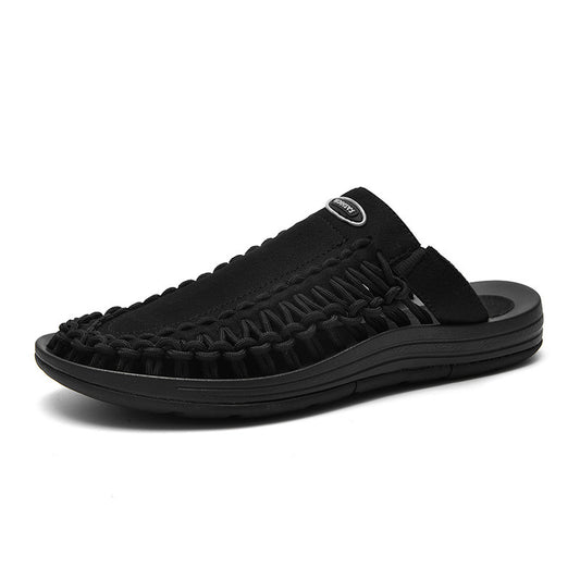 Men's Large Size Slippers Hole Beach Shoes