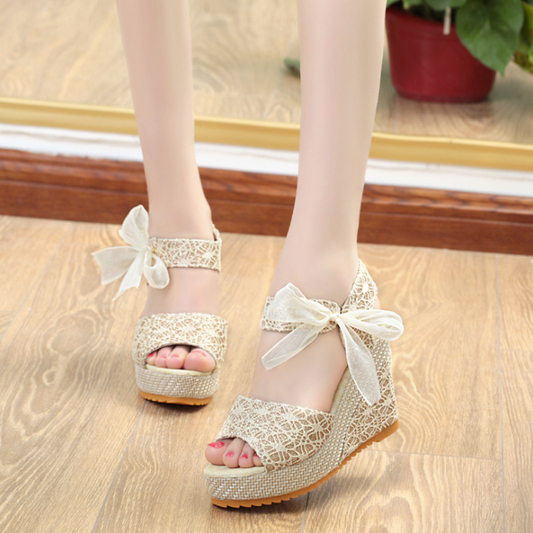 Sweet Ribbon Sandals