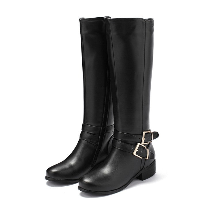 Women's Thickened Chunky Heel High Boots - EnigmaParis