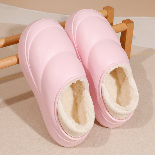 Non-Slip Bottom Covered Cotton Surface Slippers - Comfortable Leisure Footwear - EnigmaParis