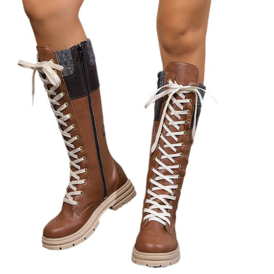 Female Plus Size Slimming High Boots - EnigmaParis