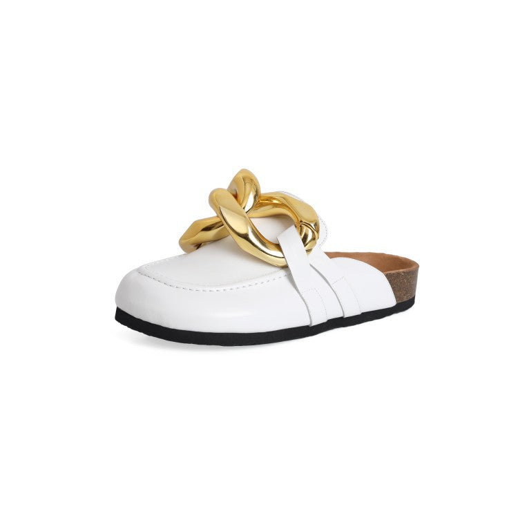 Summer New Product Cowhide Candy Fruit Color Comfortable Flat Bottomed Women's Sandals