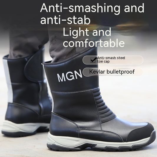 Plus Size Labor Protection Shoes Anti-smashing And Anti-stab Safety Shoes - EnigmaParis
