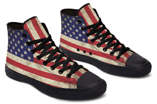 Customized Colorful Fashion High-top Canvas Shoes