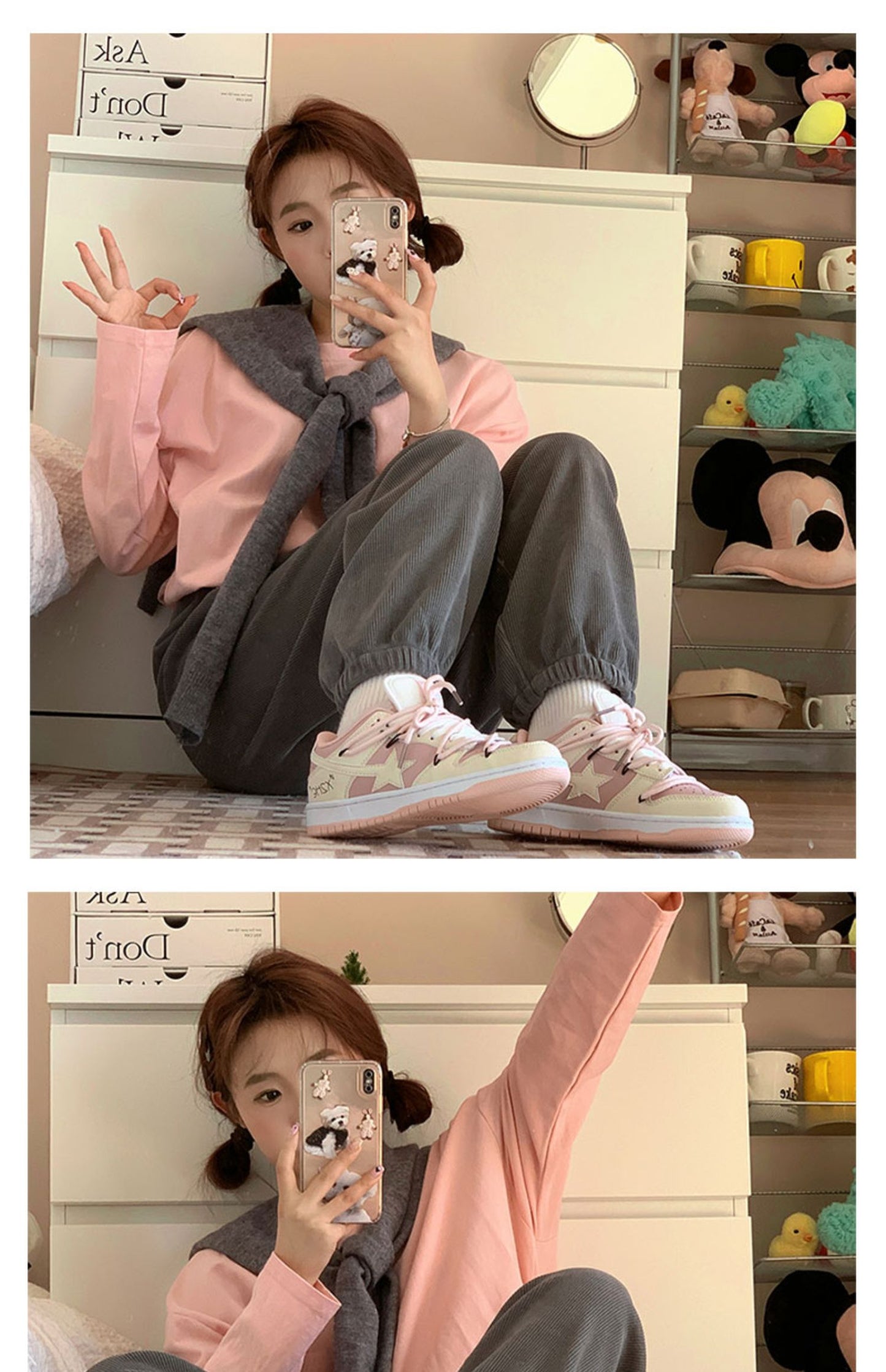 Women's Japanese Star Ins Tide Sneakers - Wild Spring and Autumn Soft Casual Sports Shoes - EnigmaParis