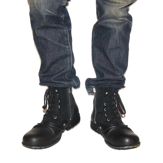High Tops Men's Boots - Leather Plus Size | EnigmaParis - EnigmaParis