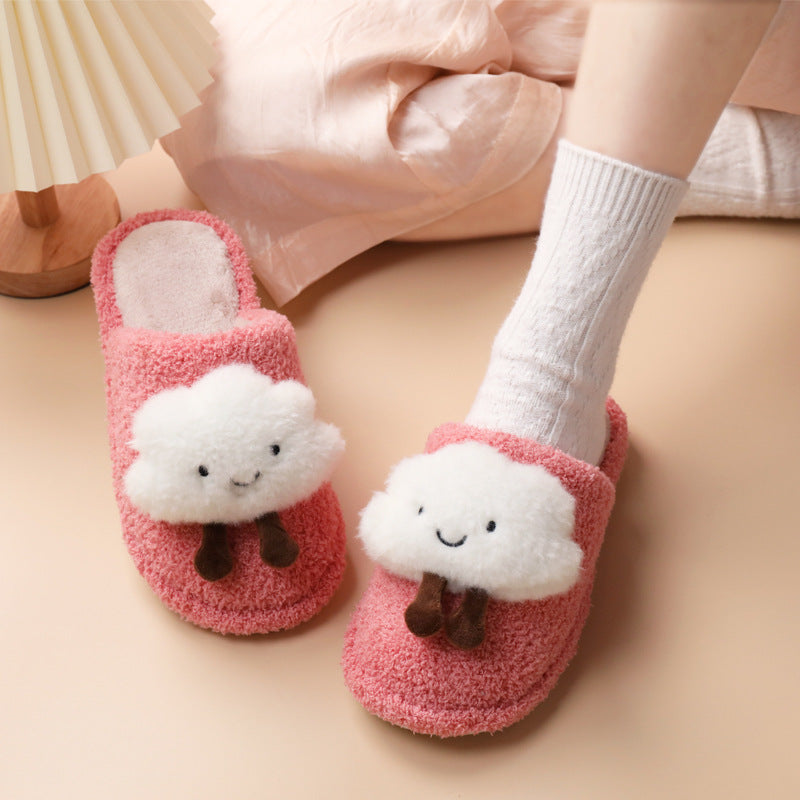 Women's Cute Fashion Clouds Non Slip Cotton Slippers - EnigmaParis