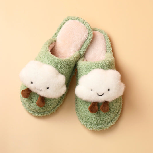 Women's Cute Fashion Clouds Non Slip Cotton Slippers - EnigmaParis