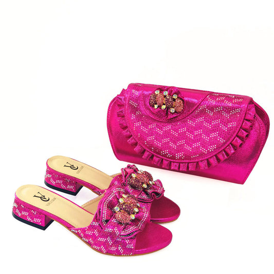 Women's Clutch Evening Bag Fashion Sandals