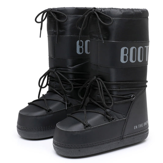 Ski Space Boots Fashion Round Toe Mid-calf Women - EnigmaParis