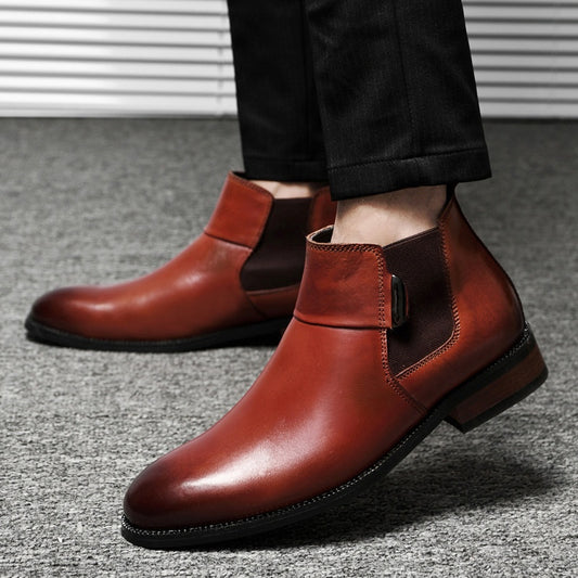 British Style Retro Chelsea Boots | Men's Shoes | EnigmaParis - EnigmaParis
