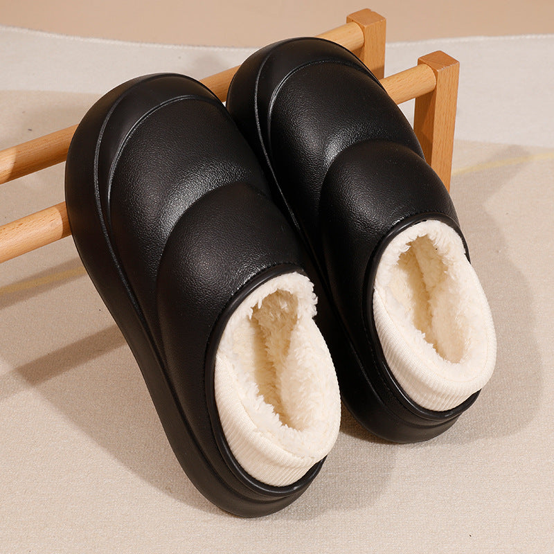 Non-Slip Bottom Covered Cotton Surface Slippers - Comfortable Leisure Footwear - EnigmaParis