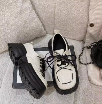 Dad Lace-up D'Lites College Soft Leather Shoes - Stylish and Comfortable Footwear for Men.