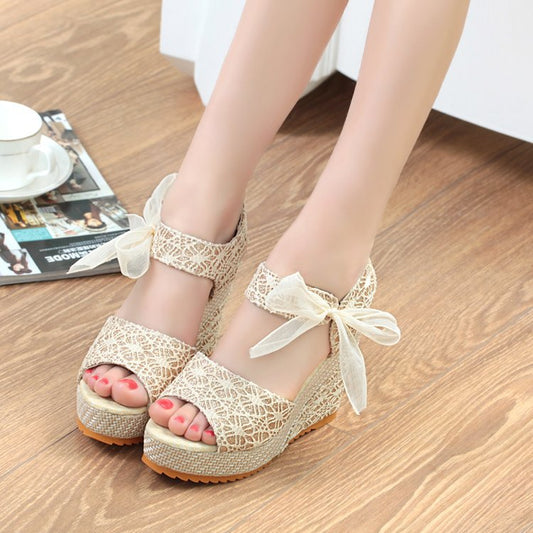Sweet Ribbon Sandals