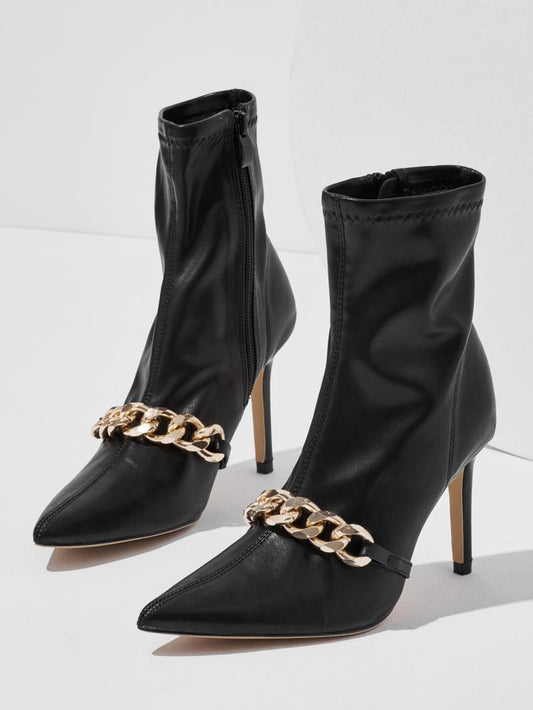 Ladies Mid-boots European And American High Heels