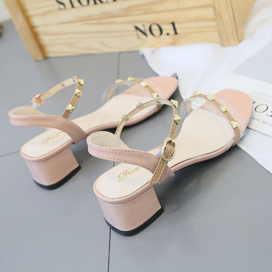 Women's Water Sticky High Heel Sandals Transparent - EnigmaParis