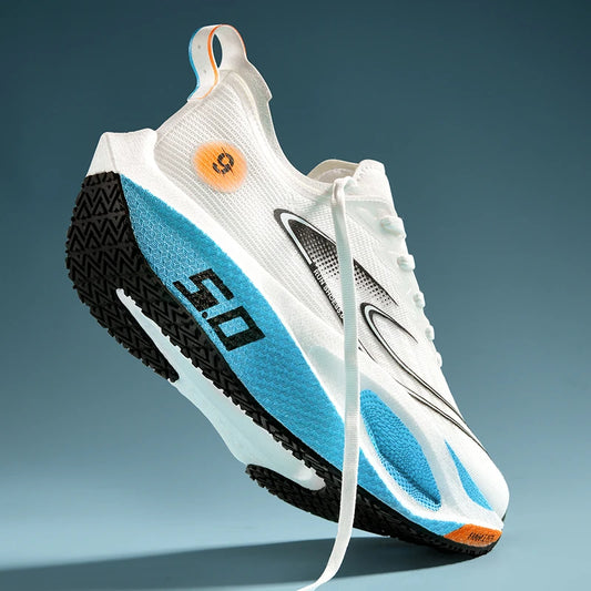 Men's Sports Shoes Cushioning Non-Slip Flat Wear Resistant Sneakers Mesh Breathable Platform Soft Running Shoes for Man