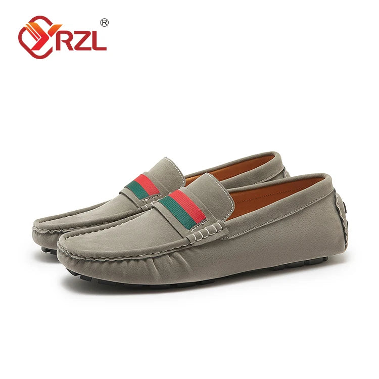 Men Suede Loafers | Comfortable Slip on Moccasins