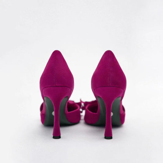 Ladies Solid Red Flowers Lace Up Unique Sexy Sandals Cross Tied Stiletto Heel Party 2023 New Arrival Summer Woman Shoes