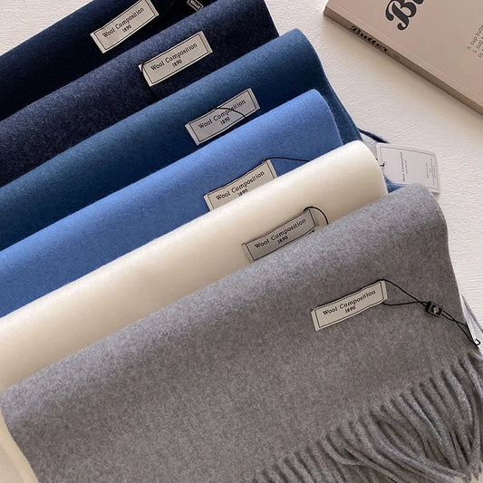 2024 Womens Winter Wool Scarf | Long Cashmere Shawl & Pashmina Wrap | EnigmaParis