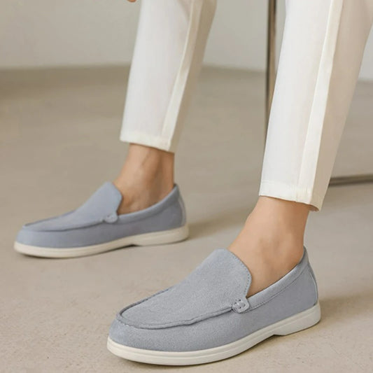Men's Casual Shoes Suede Leather Loafers Classic British Style Men Shoes Lightweight Soft Moccasins Male Slip on Driving Flats