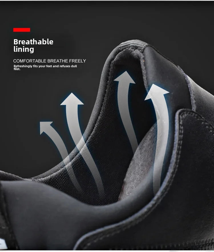 Invisible Height Increasing Leather Shoes