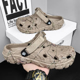 Flat Sandals Men Shoes 2025 | Slippers Men Garden Platform Sandals | Man Summer Sandals | Male Sneakers Outdoor Flip Flops Home Clogs