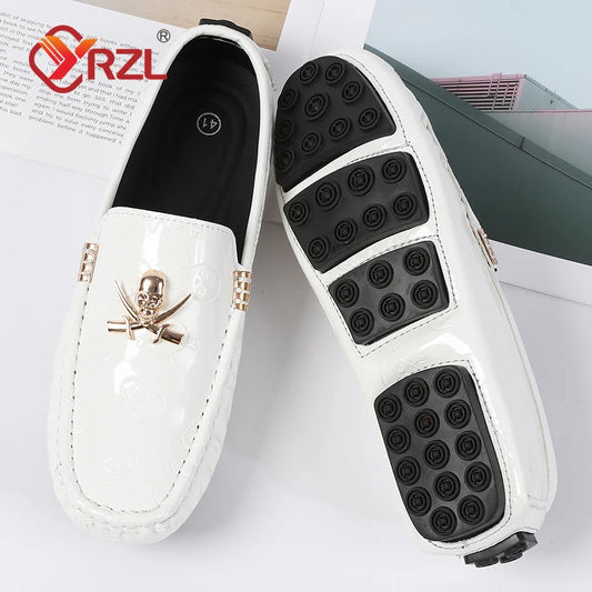 Loafers Men Casual Shoes | Handmade Lazy Shoes Men