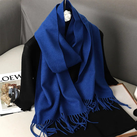 New Women's Cashmere Scarf | Winter Wool Pashmina Wrap | Elegant & Warm Design | EnigmaParis