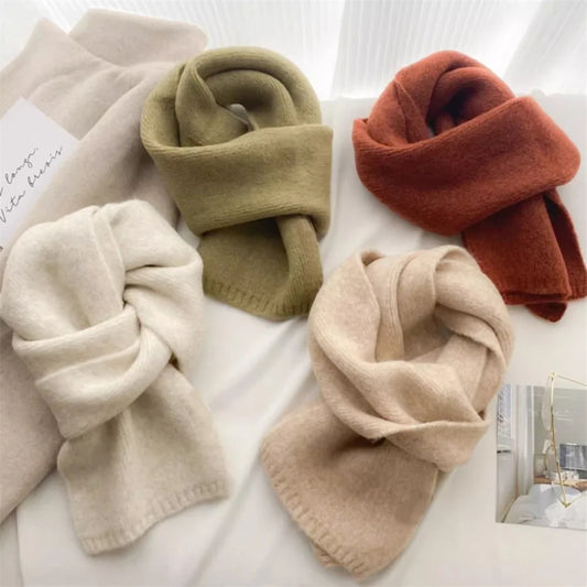 Cashmere Wool Blend Scarf | Fashionable & Breathable Women's Muffler | EnigmaParis