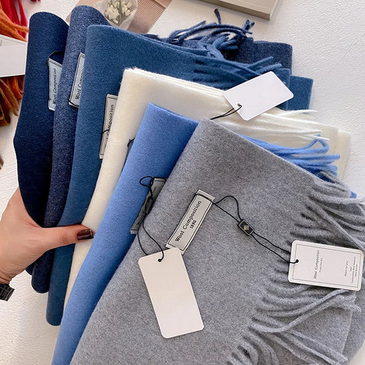 2024 Womens Winter Wool Scarf | Long Cashmere Shawl & Pashmina Wrap | EnigmaParis