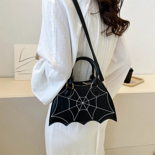 2024 Halloween Novelty Women Crossbody Bag Creative Bat Wing Top-handle Bags Fashion Ladies PU Leather Small Handbags
