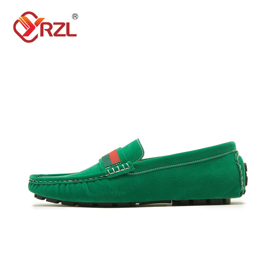 Men Suede Loafers | Comfortable Slip on Moccasins