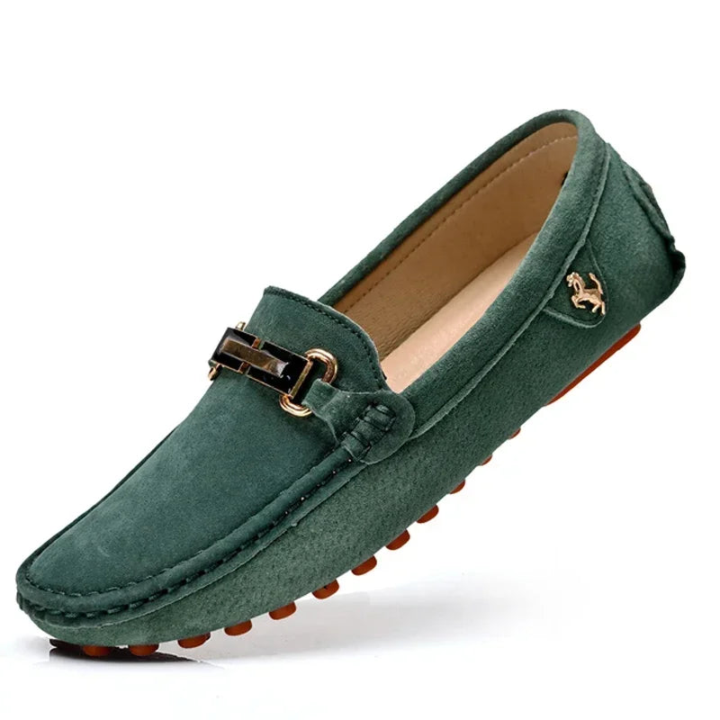 Suede Loafers Men Moccasins Shoes | Men Suede Leather Loafers Shoes