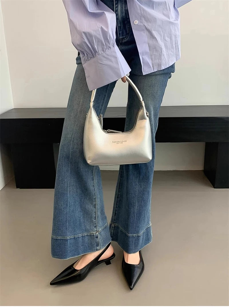 Summer Pointed Toe Women Sandals Fashion Singbacks Mules Shoes Ladies Elegant Low Heel Stripper Party Sandalias