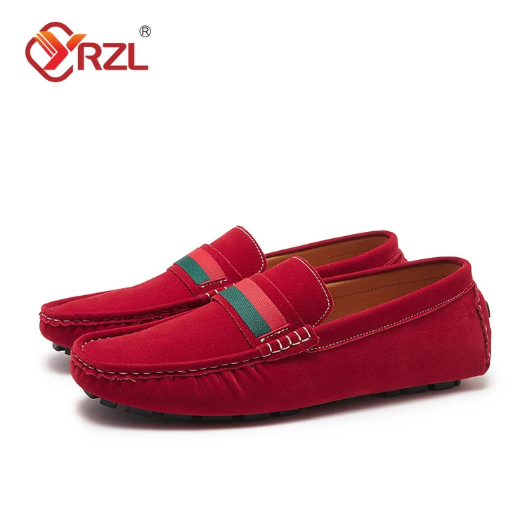 Men Suede Loafers | Comfortable Slip on Moccasins