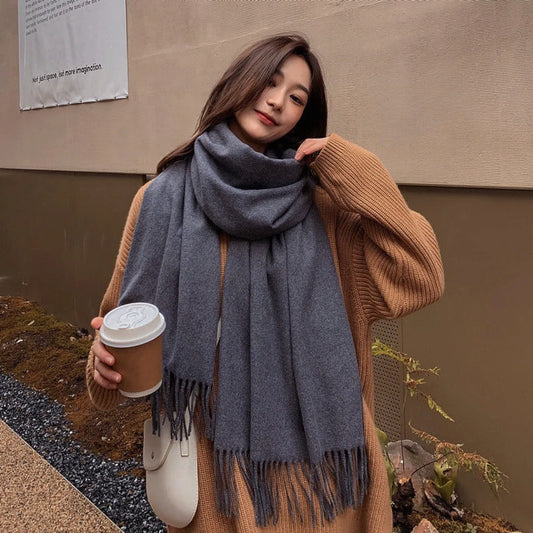 Luxurious Women's Winter Cashmere Wool Scarf – Warm & Stylish Accessory | EnigmaParis