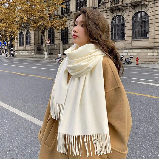 Luxurious Women's Winter Cashmere Wool Scarf – Warm & Stylish Accessory | EnigmaParis