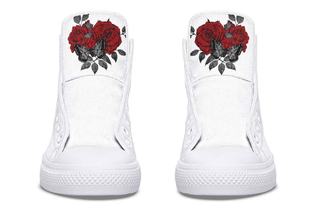 Printed Couple High-top Canvas Shoes