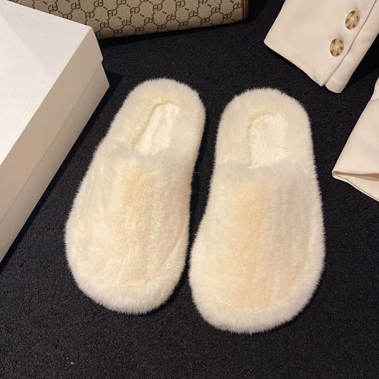 Women's Fashion All-matching Fluffy Slippers - EnigmaParis