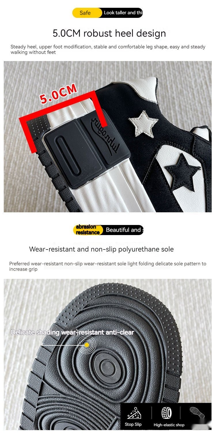 All-match Thick Bottom Increased Hong Kong Style Lightweight Sneakers - Enigmaparis