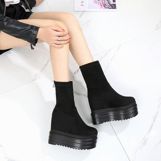 All-matching Korean Martin Boots Women's Platform - Enigmaparis
