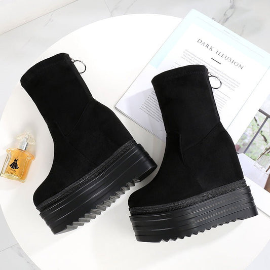 All-matching Korean Martin Boots Women's Platform - Enigmaparis
