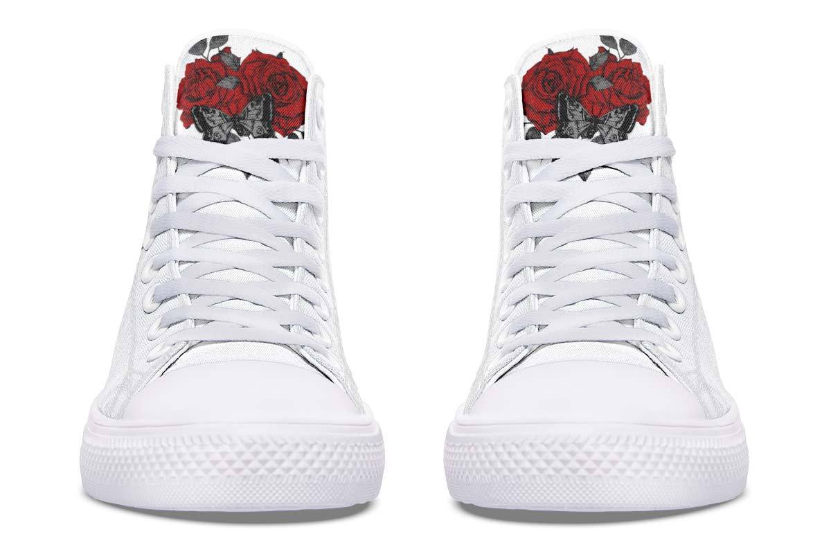 Printed Couple High-top Canvas Shoes