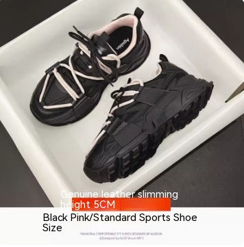 Women's Winter Cotton Sports Shoes - Stylish Leisure Thick Soled Footwear.