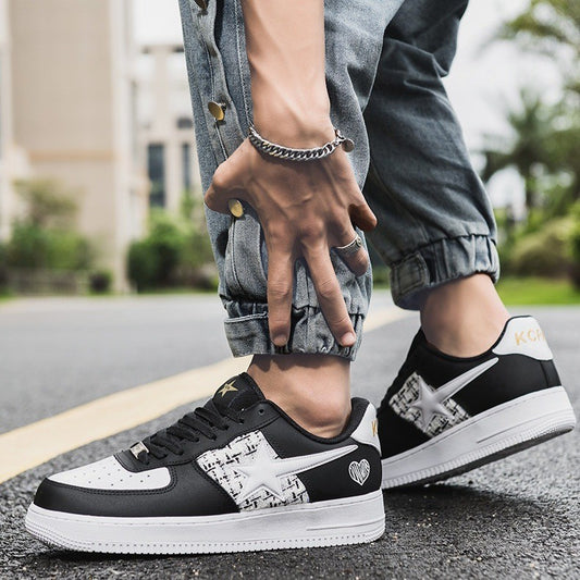 Hong Kong Style Casual Shoes - Soft Bottom, Breathable, All-Matching