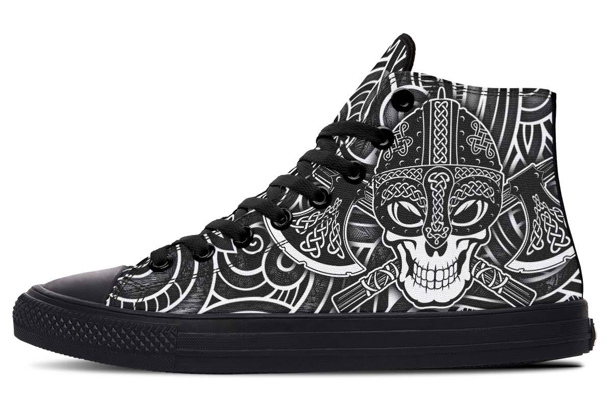 Printed Couple High-top Canvas Shoes